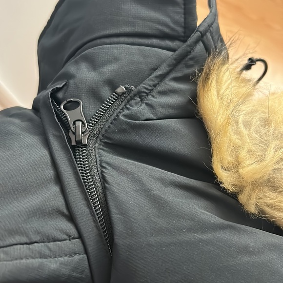 NWOT black Marc New York Andrew Marc warm down jacket with removable fur hood - Picture 5 of 16